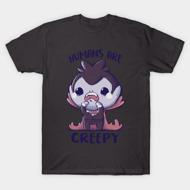 Creepy Humans T-Shirt by xMorfina